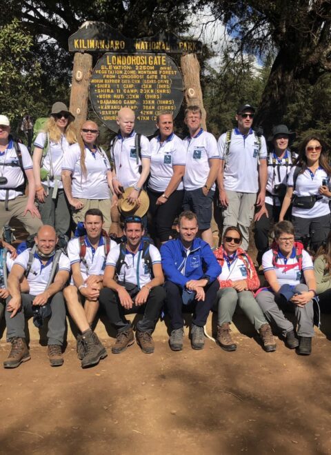 group photo begin kilimanjaro